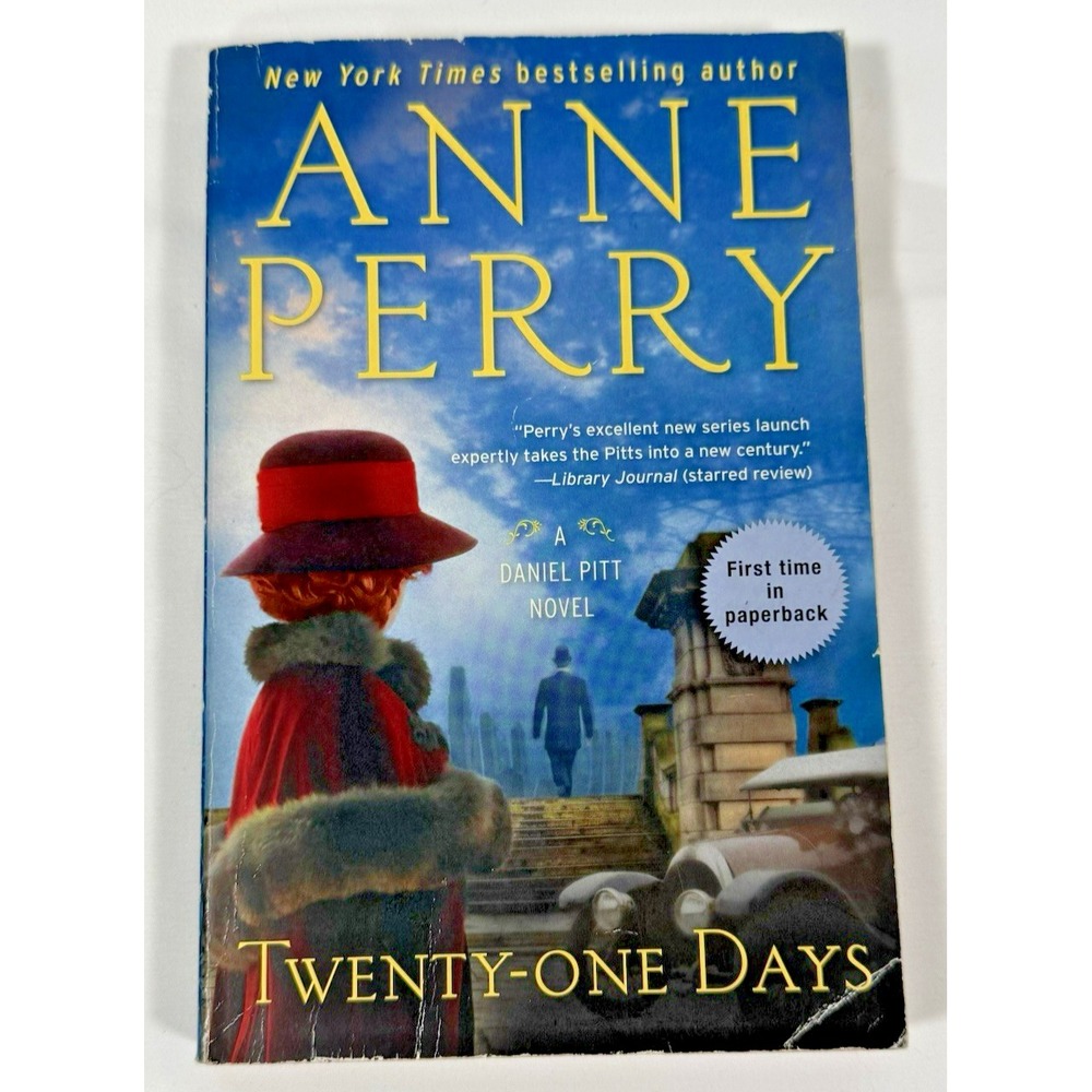 Anne Perry Twenty-One Days Daniel Pitt Mystery Book 1 Paperback Blue Historical
